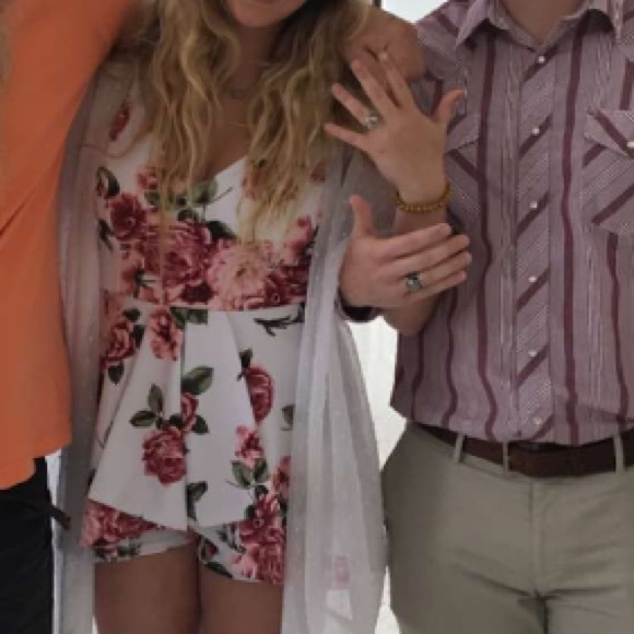 Floral Romper-Dress - Picture 4 of 4